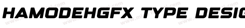 HamodehGFX Type Design Regular字体转换